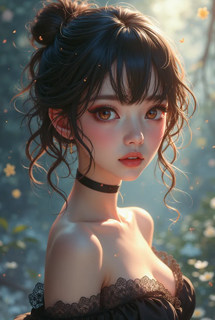 waifu character portrait, art by Kazenoko, featured on pixiv, 1 girl, by Ilya Kuvshinov, Kantoku art, very detailed anime art by Redjuice