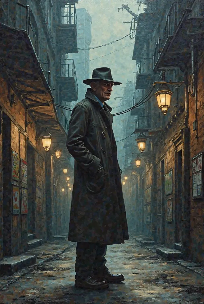 Detective mural