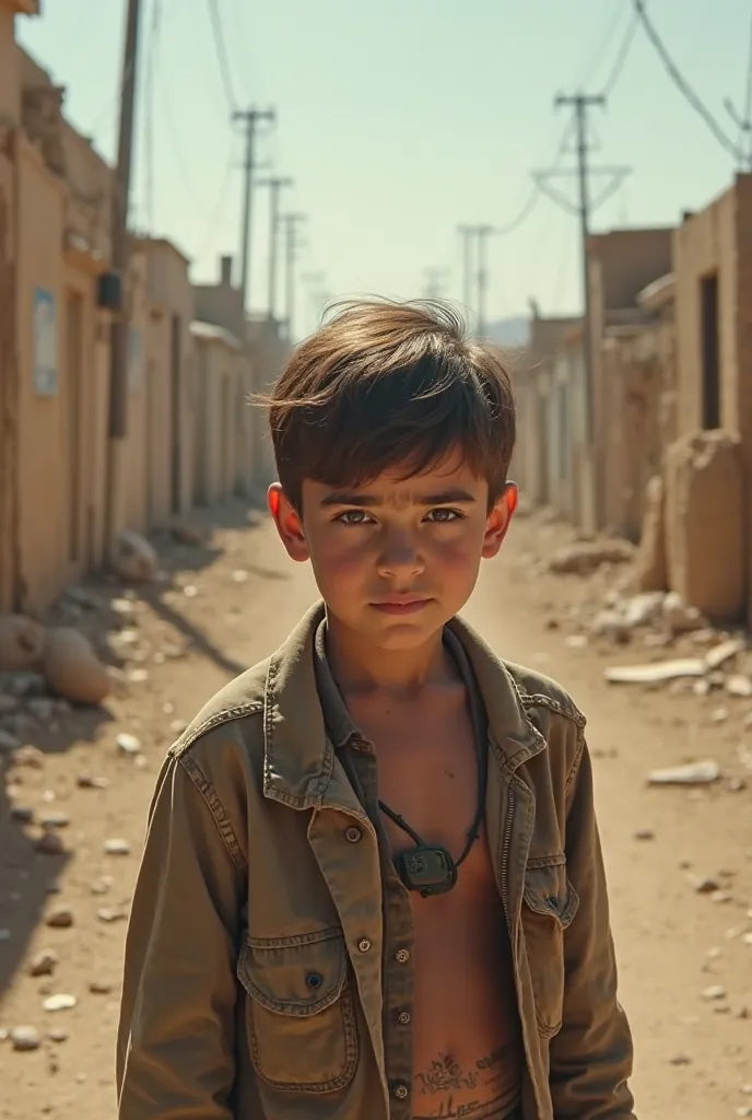 A photo of a Turkish boy traveling to Palestine shows the loneliness and alienation there is a  brat