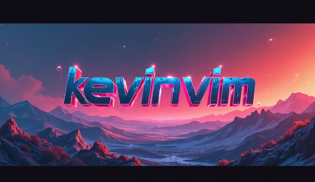 CREATE A BANNER FOR MY YOUTUBE GAMING CHANNEL WITH THE CHANNEL NAME “KEVINVIM”