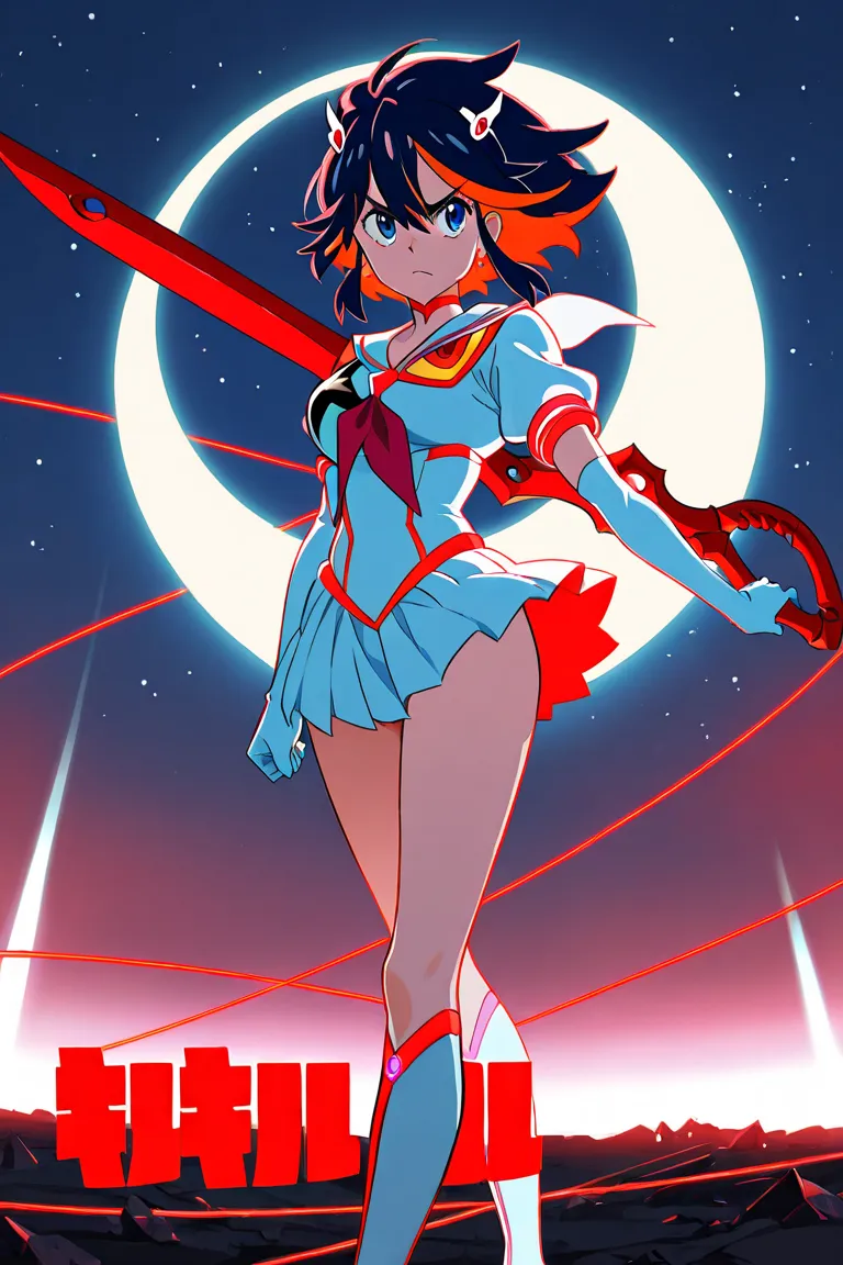 fused character, ryuko matoi (kill la kill), and sailor moon