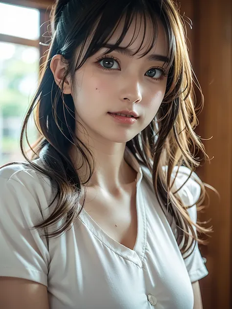 1girl, Alone, (cute Japanese girl), 16yo, Young female, Low Height, slim body, (smile:1.2), Looking at camera, 
break
(close up:1.5), (portrait:1.2), (look at camera :1.3), (dynamic pose:1.3), break,
break
Professional photo-realistic images, (16k, RAW pho...