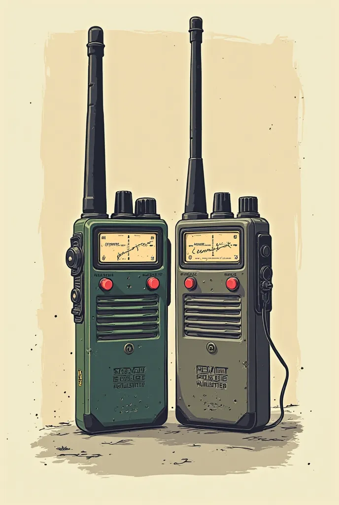 I'm going to design some handles ready to print on Canva, following a retro style based on the first walkie-talkies. They will include:

 Vintage colors (negro,  Military green , beige or metallic gray).

Design inspired by the first walkie-talkies.

The p...