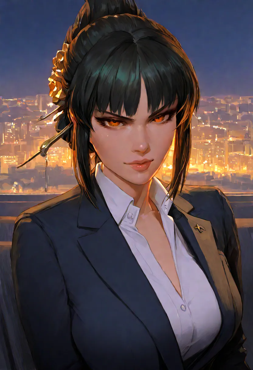 girls, busty, curvy, sexy, business suit, intricate details, photorealistic, 8K, highly detailed, volumetric lighting, dramatic lighting, cinematic, dark and moody,elegant,chiaroscuro,oil painting,gouache,realistic skin tones,sharp focus,beautiful characte...