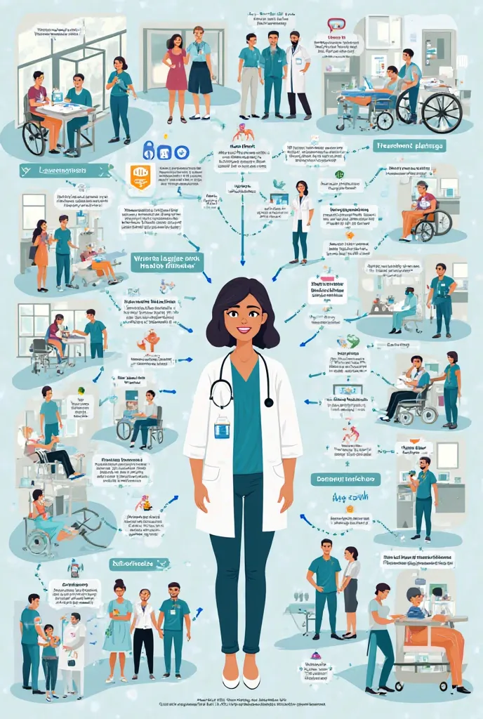  Mind Map :Role of the occupational therapist in the hospital environment 