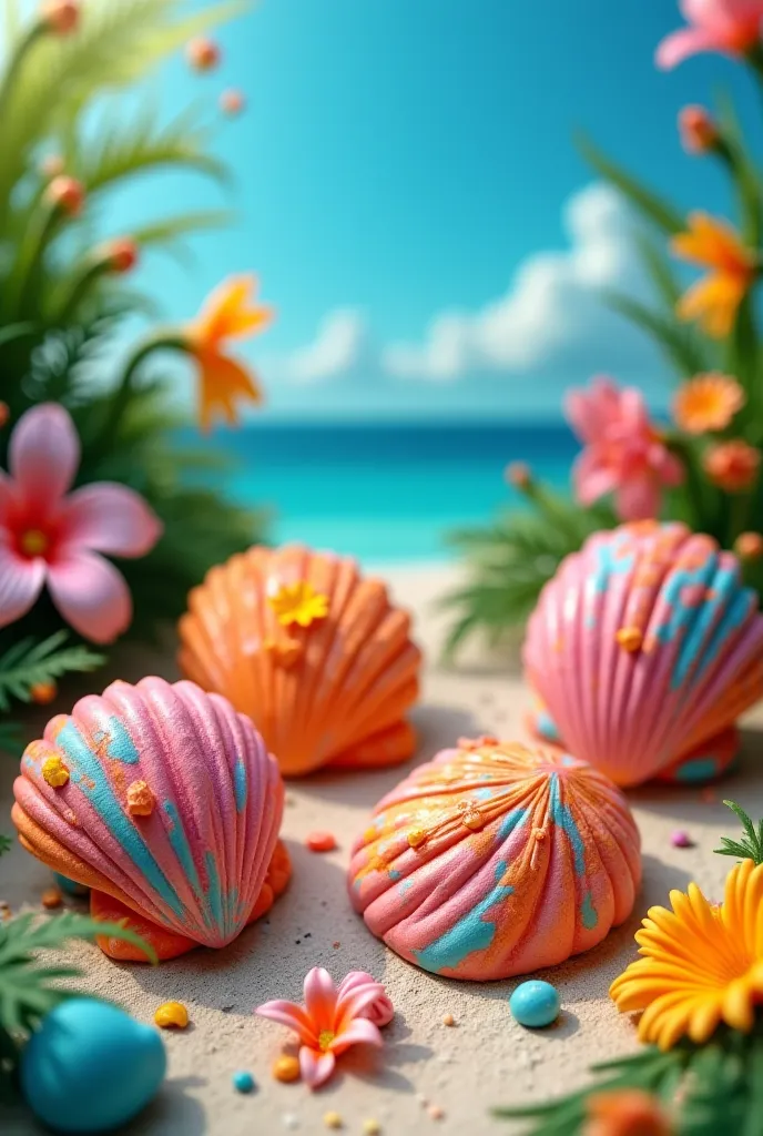 Polymer clay accessories for summer