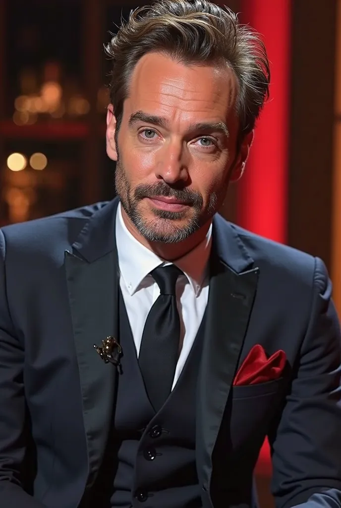 Jude Law has blue eyes handsome has mustache and a little beard gets mad at interviewer and punches him in the face on a news show Jude Law kiss with Jude Law in TV show Jude Law and Jude Law on live show Jude Law and Jude Law explains on live Jude Law exp...