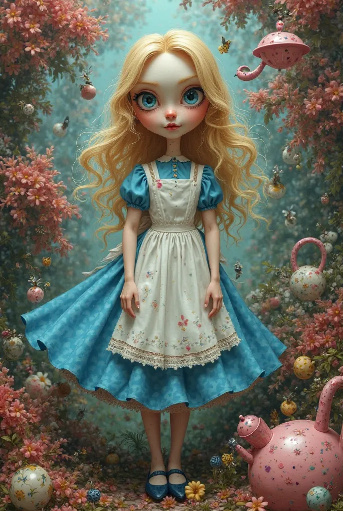 Picture of Alice in Wonderland by Tim Burton and say "Happy No Birthday"