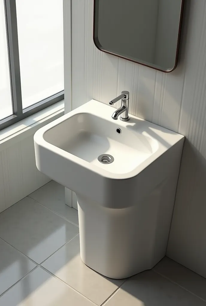 Didn't happen.   I have an idea, to design a new kind of sink. It is very difficult to raise our feet up to the sink when we abduct, and there is a closet space under each sink, although there is no such space it happens. I want a fountain and another sink...