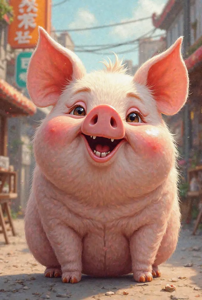 A pig that looks like Seong Si Kyung