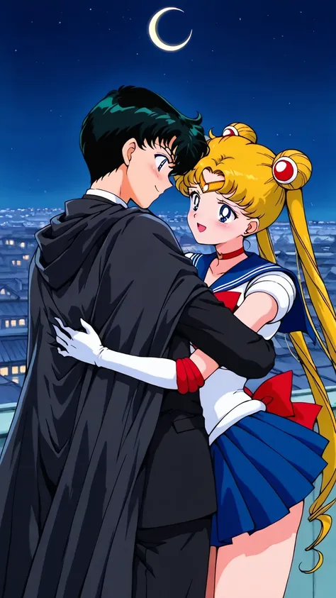 masterpiece,best quality,amazing quality, moaning, usagi tsukino, blonde hair, blue eyes, double bun, hair bun, hair ornament, long hair, twintails, circlet, parted bangs,
back bow, blue sailor collar, blue skirt, bow, brooch, choker, crescent moon, elbow ...