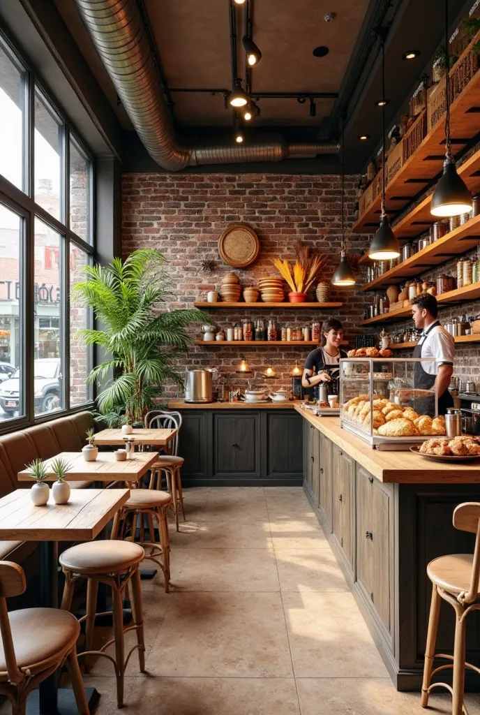 COFFEE SHOP WHERE THEY SELL BREAD INTERIOR DESIGN 