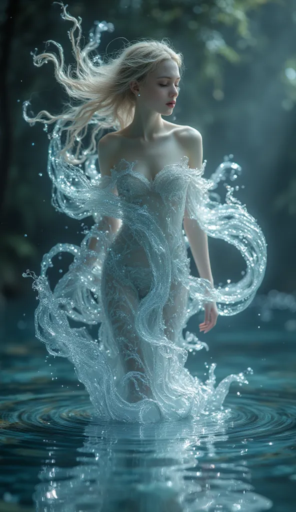 Lady water spirit , gracefulness 