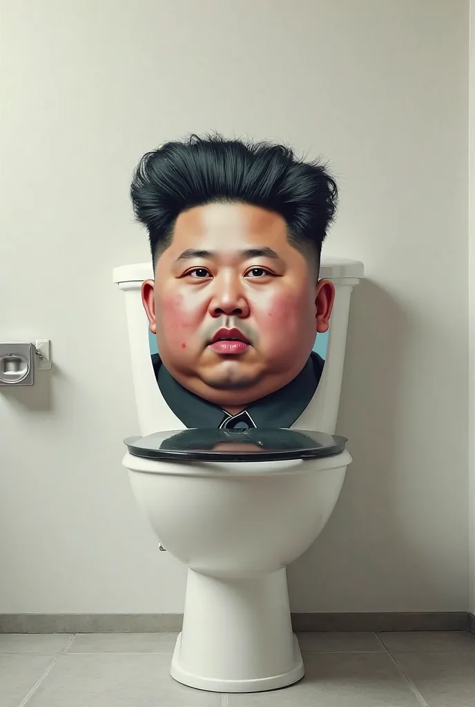 Kim Jong-un's hairstyle toilet seat