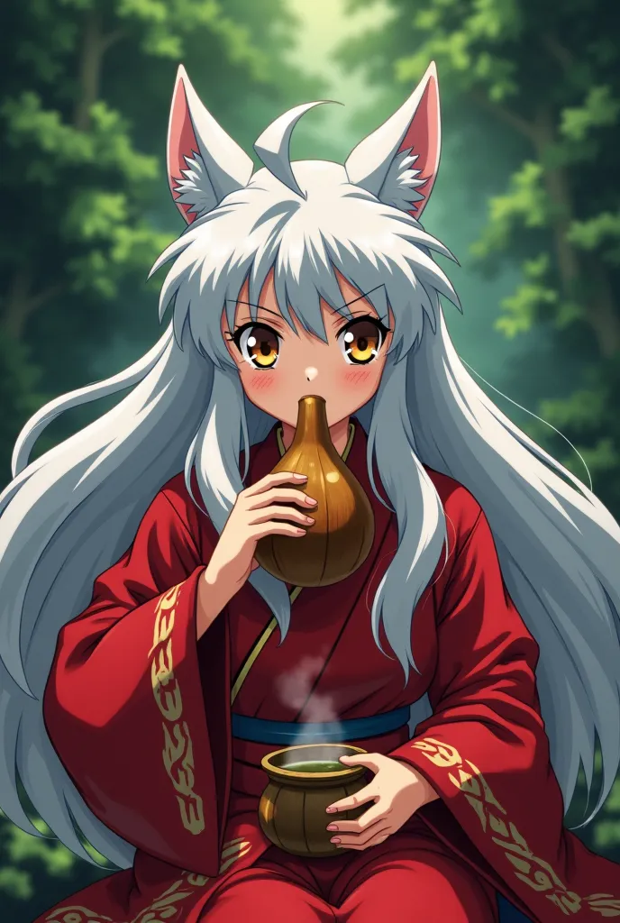 Inuyasha drinking mate 