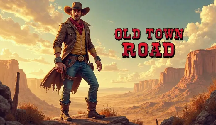 make a banner of yt channel name is old town road make eye catching pic ,make yt banner