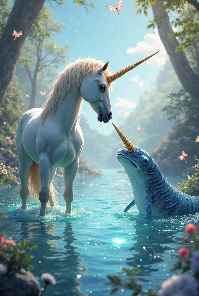 The unicorn and the narwhal