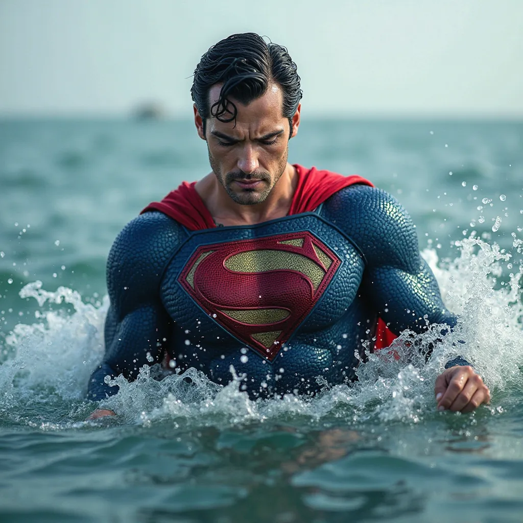 **Superman Struggling in the Ocean (Funny)** – Superman lehron se larr raha hai, magar jese hi doobne lagta hai, woh ghussa hoke kehta hai, *"Seriously?! Mere paas super strength hai, laser eyes hain, lekin swimming nahi aati?"* Ek machhli uske samne se gu...