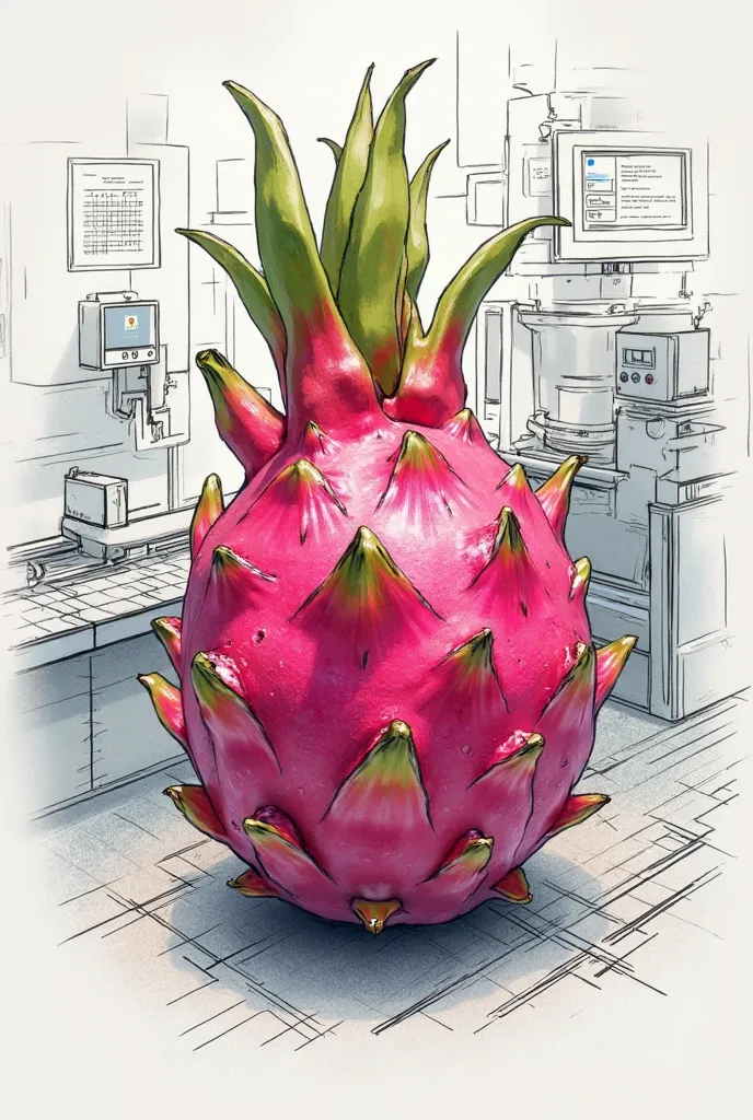 dragon fruit bag processing idea sketch