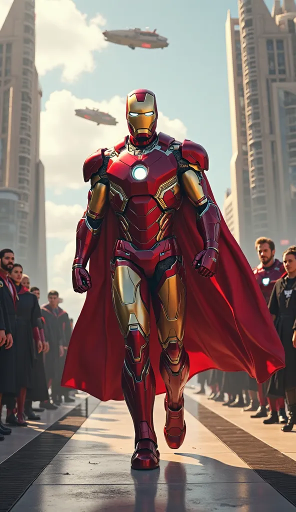 ironman graduating from superhero academy