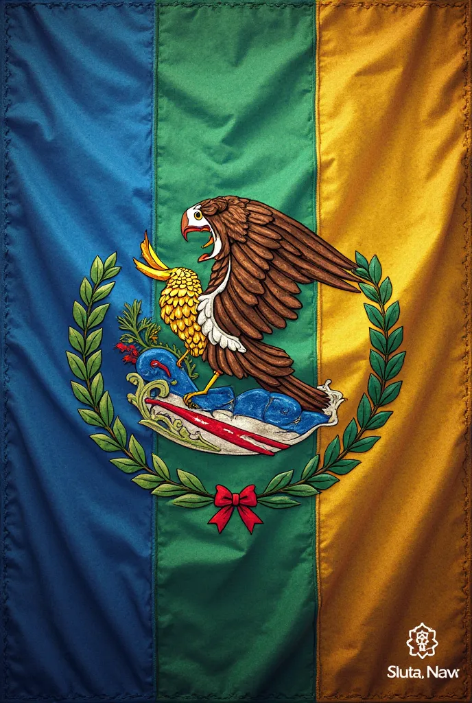 Design me a flag of the "Republic of Central America"