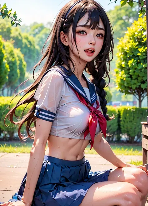  masterpiece, 1 Beautiful Girl, delicate eyes,  Uniform eye size, Purebred face_v1, Top Quality, Ultra High res, (Reality: 1.4), Japanese, Korean, very beautiful, Beautiful skin, slim， is very sexy, (超Reality), (High res), ( 8,000), (Very detailed),  detai...