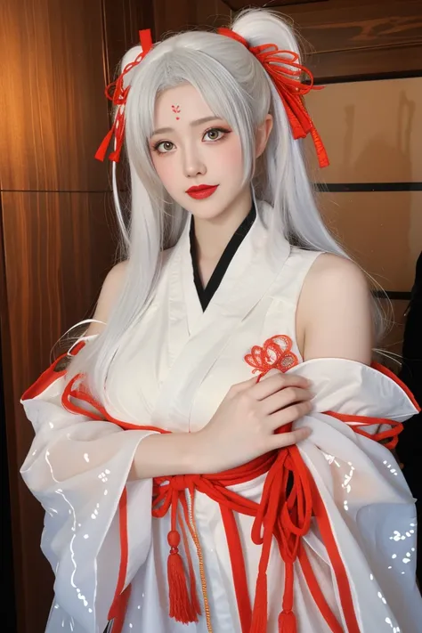 the best quality, masterpiece,ultra high resolution,clear face,（ reality ：1.4），perfect lighting，(upper body), (Photorealistic:1.50), anime wallpaper, Guviz art style ,  fantasy cover to magic  , by Yang J, Guviz, beautiful art illustration, beautiful digit...