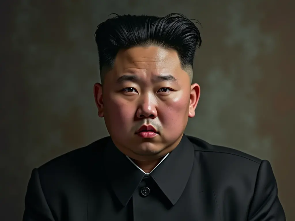 kim Jong Un serious mood 