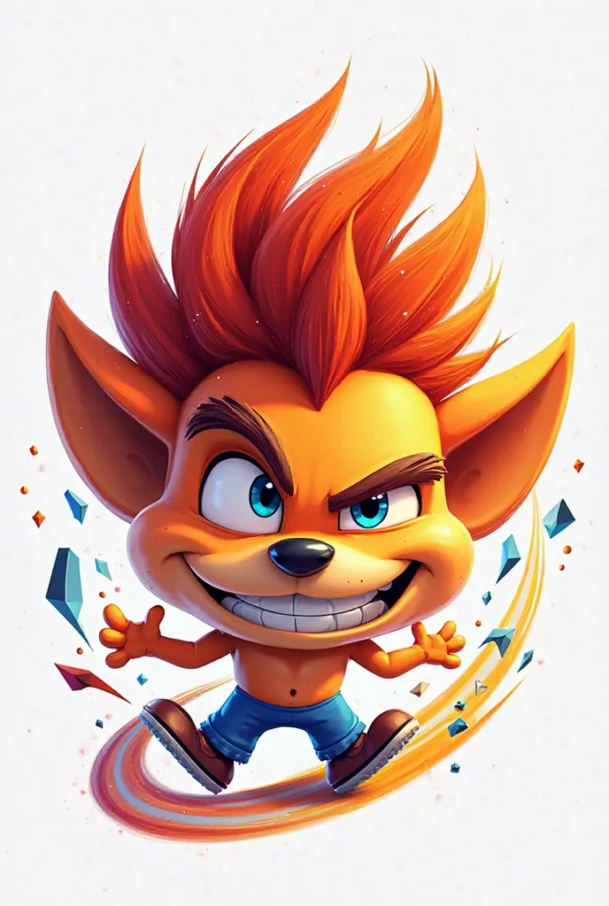 logo avatar com nome Crash