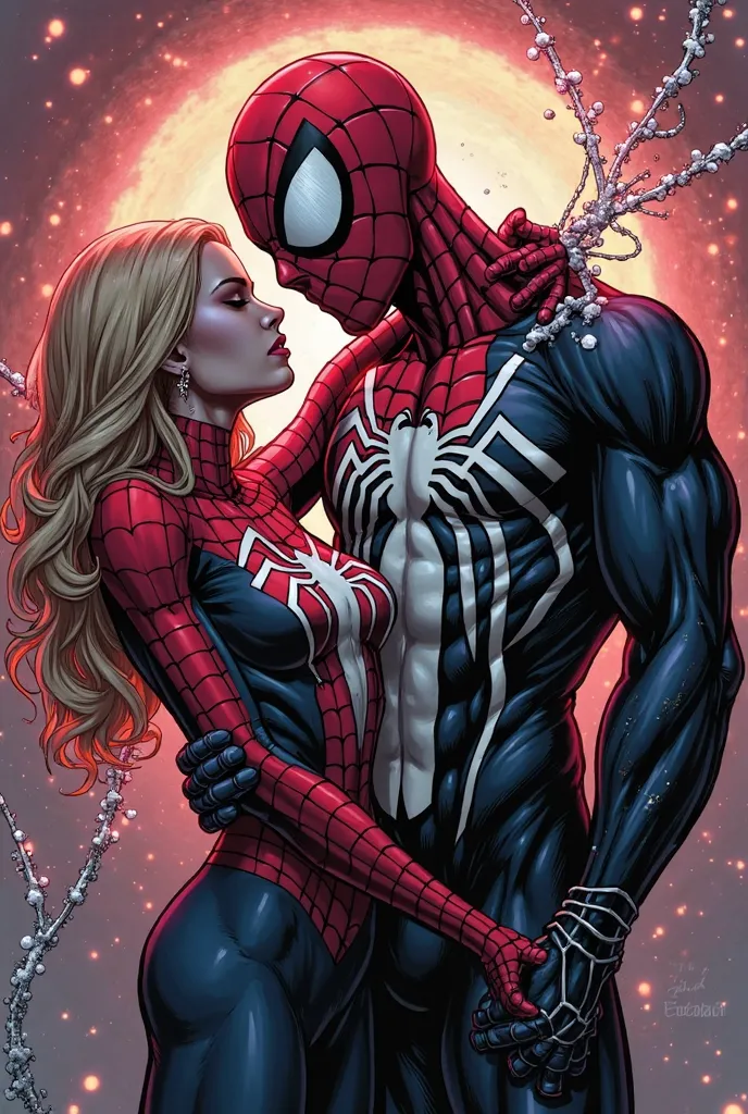 Spider-gwen getting rape by venom