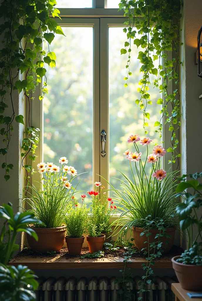 The garden on the windowsill