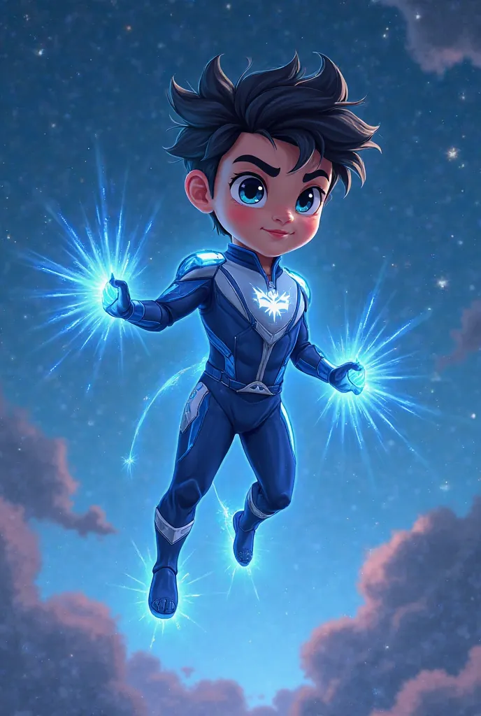 Here’s a concept for a superhero boy in his dream:

Title: Dream Guardian

Description: A young boy named Kai discovers his hidden superhero powers while dreaming, battling dark forces in a surreal dreamworld.


---

Character Design:

Kai (Superhero Form)...