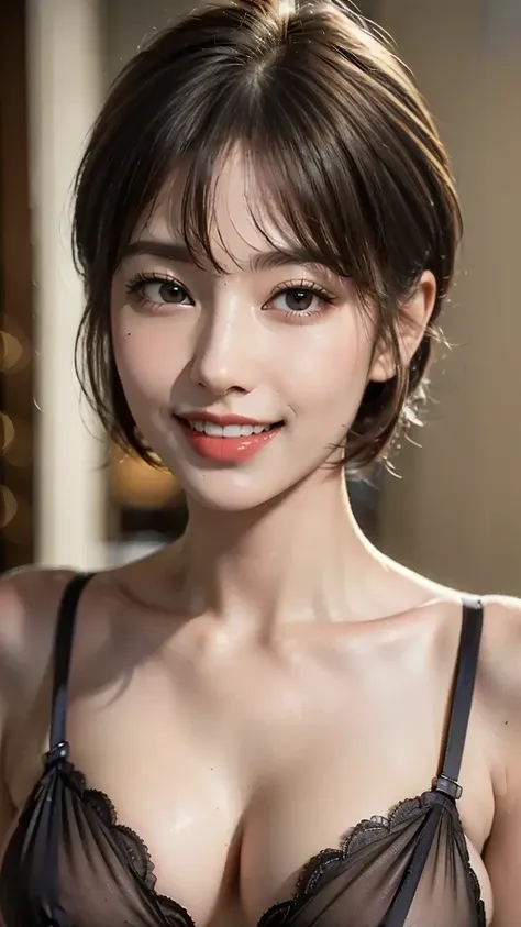 (8k, Realistic, RAW photo, best quality:1.4), Japanese, (female 1 person), (sexy lingerie:1.3), Facial beauty, (Realistic Faces), (Realistic eyes), beautiful eyes, (Realistic Skin), beautiful skin, (Big Breasts:1.6), ultra-high resolution, very detailed, G...