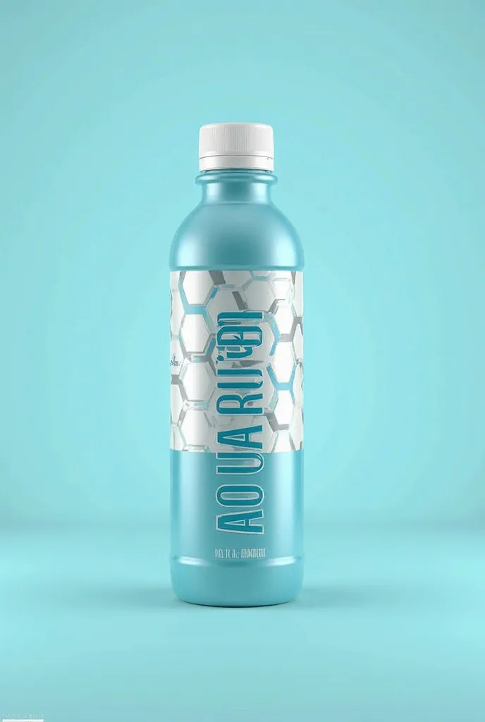 Perfect! Aquamarine, white and silver bar will give a fresh look, clean and modern to the AquaRush bottle. No, I'll prepare you a graphic that respects these colors and the inspiration for Cristiano Ronaldo's bottle. This design should make water attractiv...