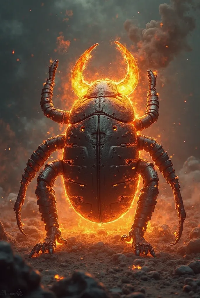 A beetle on fire 🔥 