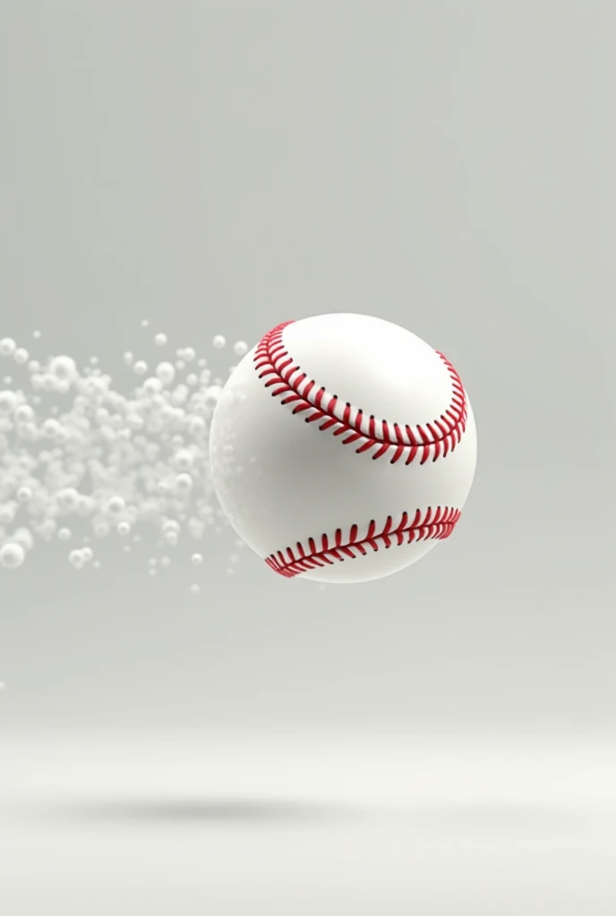 A baseball being thrown with different forces—greater force results in faster acceleration.