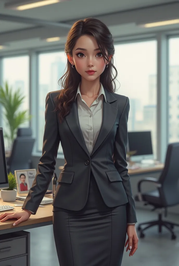 female office worker