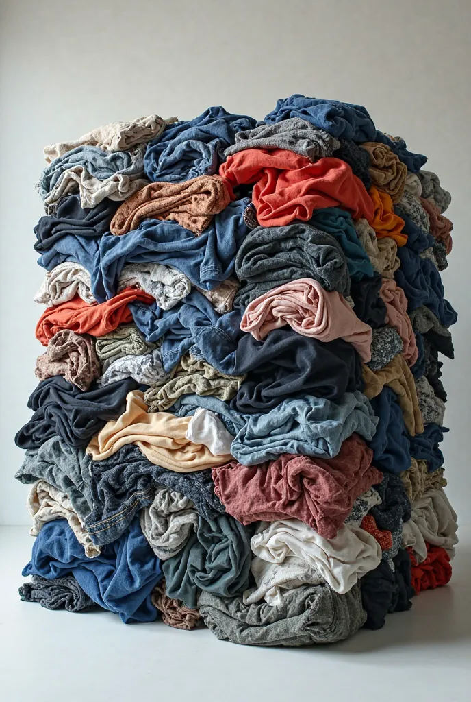 compressed used clothing bales png