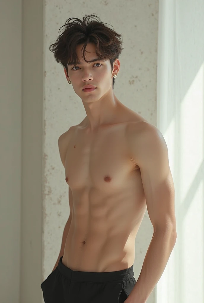 Make the women a guy body (twink) and the guy has to look like Korean model or actor 