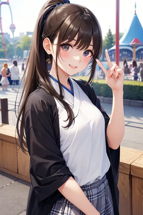 Anegasaki Nene, shiny brown hair, beautiful brown eyes, smiling face, sparkling pupils, (fine grain), highly detailed eyes, highly detailed face, highly detailed eyes,, (masterpiece:1.2, best quality), ((only1 girl)), cowboy shot,




top quality、High Reso...