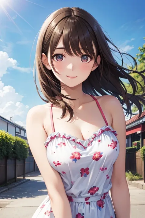 Anegasaki Nene, shiny brown hair, beautiful brown eyes, smiling face, sparkling pupils, (fine grain), highly detailed eyes, highly detailed face, highly detailed eyes,, (masterpiece:1.2, best quality), ((only1 girl)), cowboy shot,





 Ultra High Resoluti...