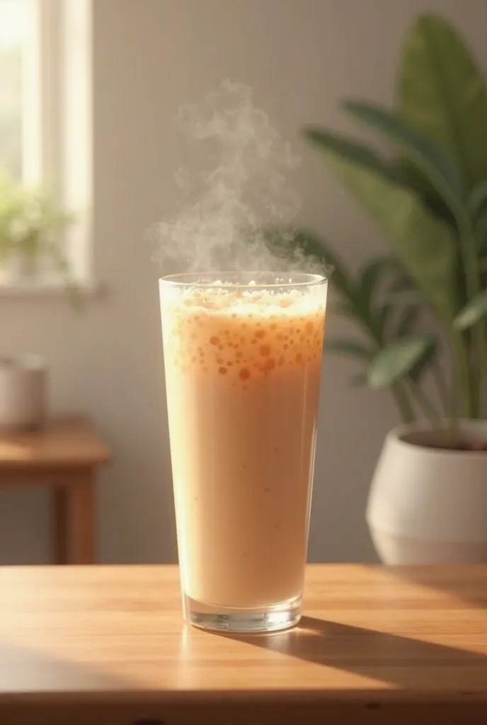 Help make a little chilled milk tea.