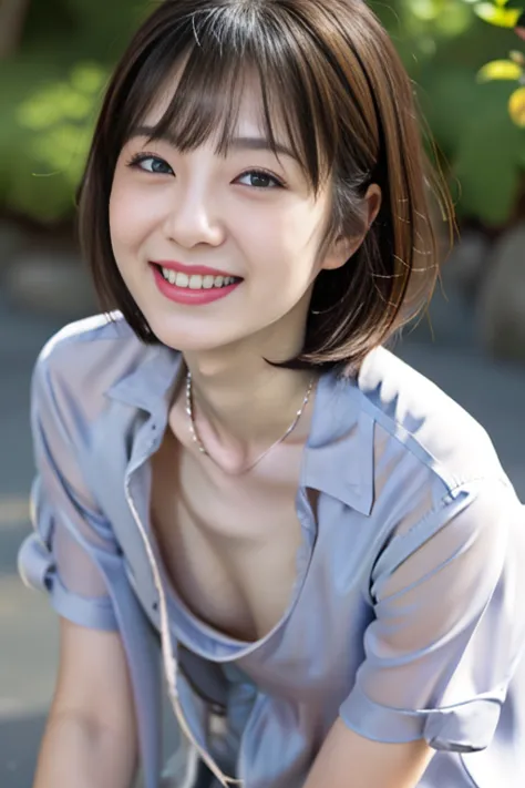 nsfw,top quality super high definition, extremely detailed skin of covered pubic hair, physically-based rendering, take off the blouse ,  Look Down,( Japanese Girls、  Overlap Shirts, small breasts,  functional, Side to top),(beautiful background:1.2),  , s...