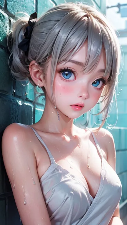 ((ultra-detailed)), (highly detailed CG illustration), (best quality:1.2), ultra-highly detailed, colorful composition, artistic photoshoot, 1girl, solo focus, ((upper body:1.4)), moe anime character,  girl, dainty facial structure, (bab(round face), ((rou...