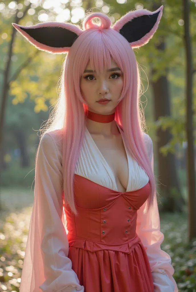 Costume wearing woman outdoor Pokemon Hentai