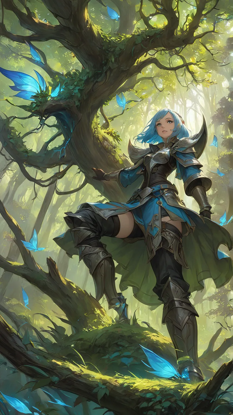  Magic the Gathering　Return to Ravnica　forest　High Resolution, masterpiece, top quality, 