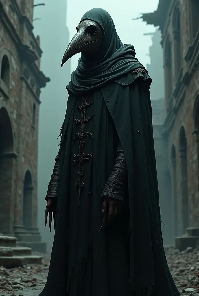 plague doctor in Dark fantasy