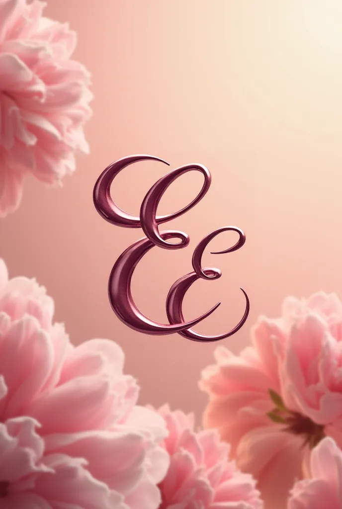 Logo for a perfumery with the initials double E in elegant colors that attract the public's attention