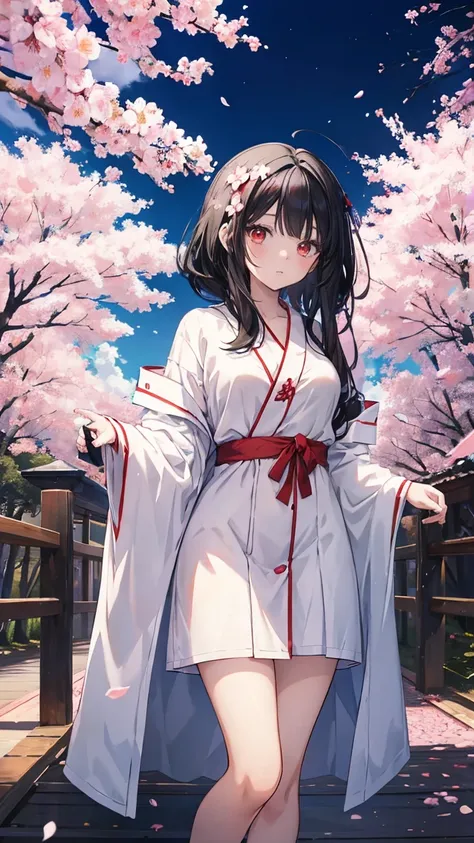  Anime style illustration: sister in a bathrobe, 18 years old, anime character, official character image, full body, female anime girl sister 18 years old, (black hair: 1.5), (suntanned: 0.5), Big red eyes,Posing, looking at the camera, high quality,High d...