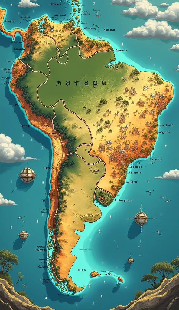 Create a map of Bahia 